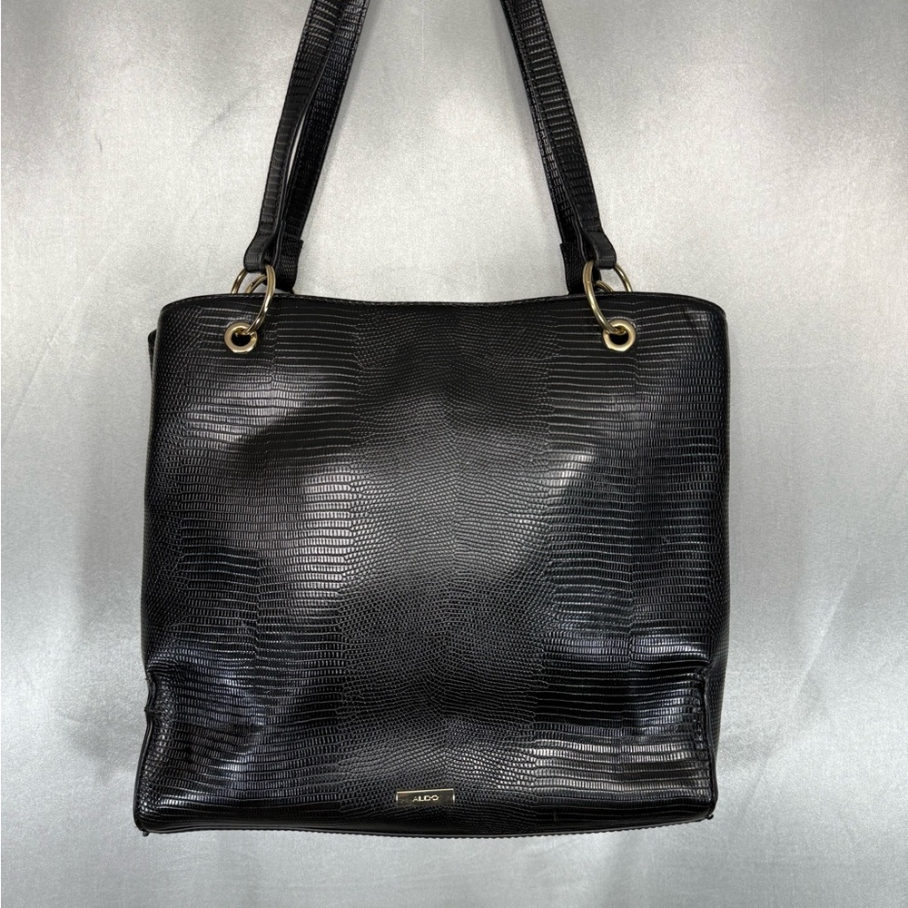 ALDO Textured Black Shoulder Bag